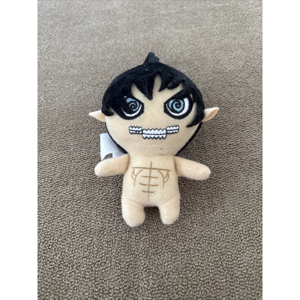 Attack-on-Titan Eren Yeager Plush Toy Hanging Ornament 4.5" (Lexi)